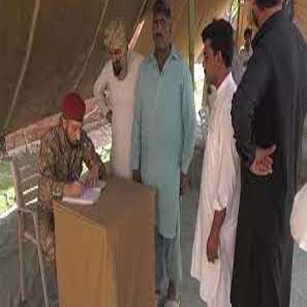 کنگن پور میں پاک فوج کی جانب سے فری میڈیکل کیمپ کا انعقاد  